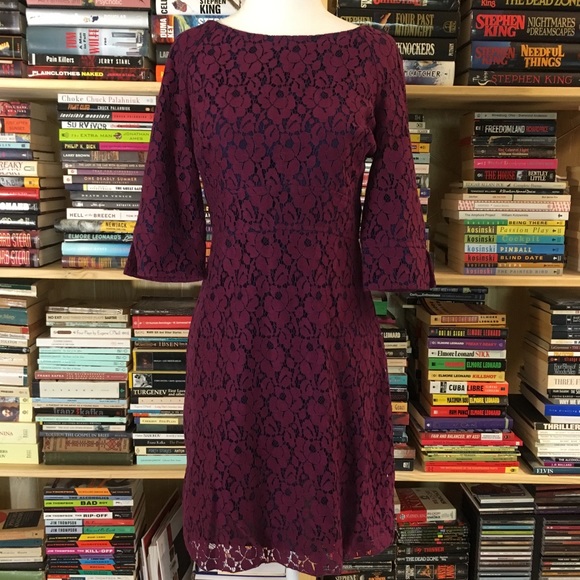 ABS Allen Schwartz Dresses & Skirts - ABS by Allen Schwartz purple lace dress